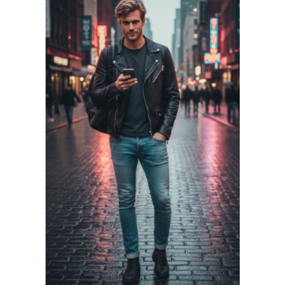 Topman Stretch Skinny Jeans Light Blue Wash Men’s W36 L34